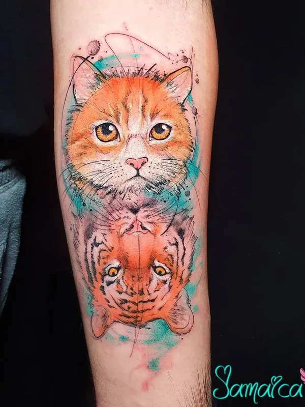color watercolor Tatuaggio su forearm #38912 | Tatuatore Jamaica Corridori