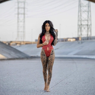 🔥 Горячие фото, портфолио модели  #39140 Тату модель Tattooed Katia