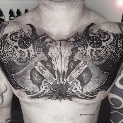 Тату эскиз #52956 Тату мастер Danara Atapina