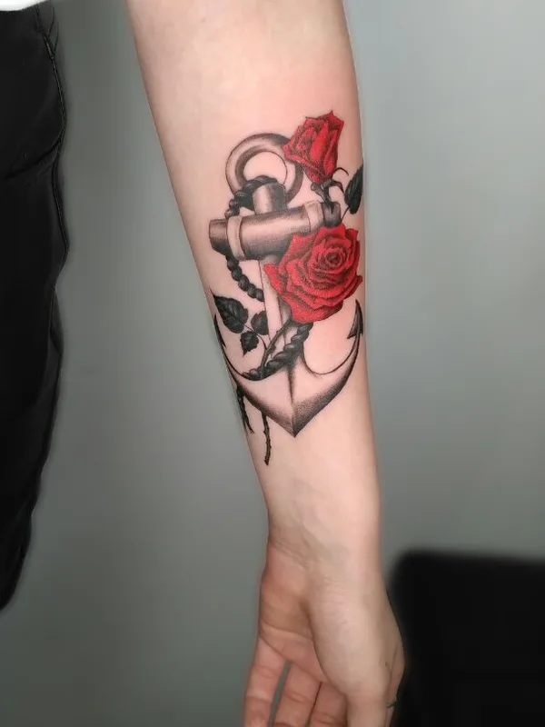 color neo traditional Tatuaggio su forearm #53079 | Tatuatore Дарья Гарамова