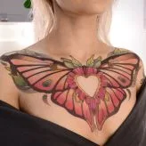 female color illustrative татуировка на chest #53156 | Тату мастер Lina Limbo