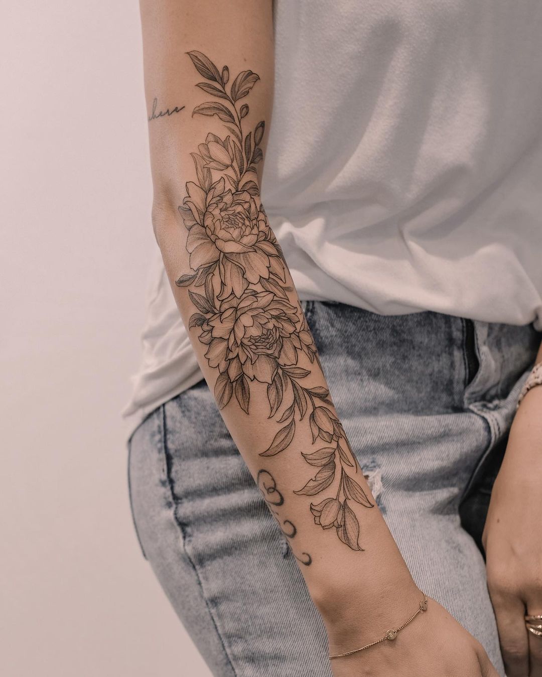 Human Canvas  Inner Forearm Flower  Tattoo   Facebook