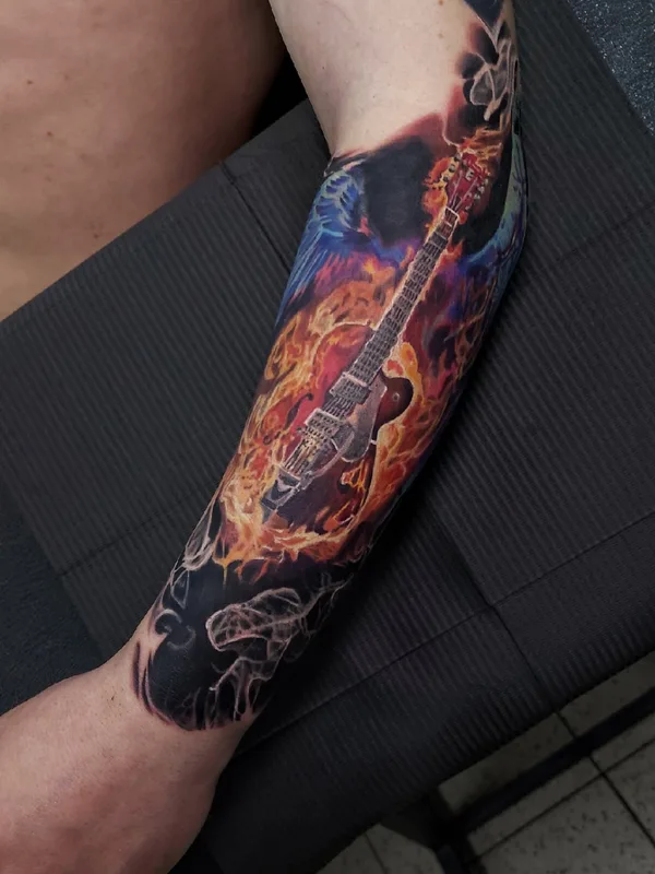 color realism Tatuaggio su full sleeve #53330 | Tatuatore Vic Nikkarinen
