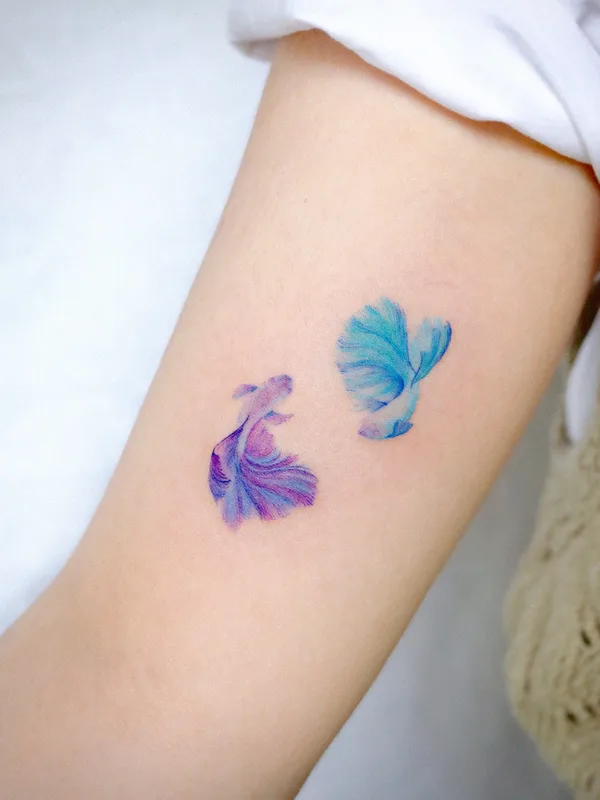 color watercolor Tatuaggio su forearm #53355 | Tatuatore Eunyu
