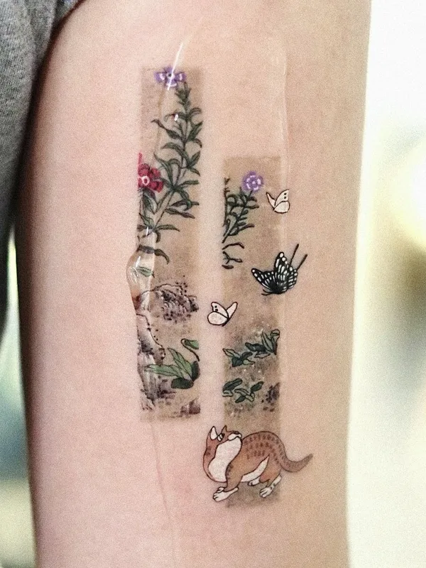color illustrative 纹身 在 forearm #53412 | 纹身师 Daldam