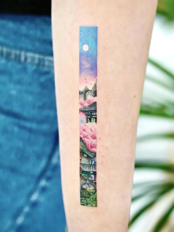 color illustrative 纹身 在 forearm #53415 | 纹身师 Daldam