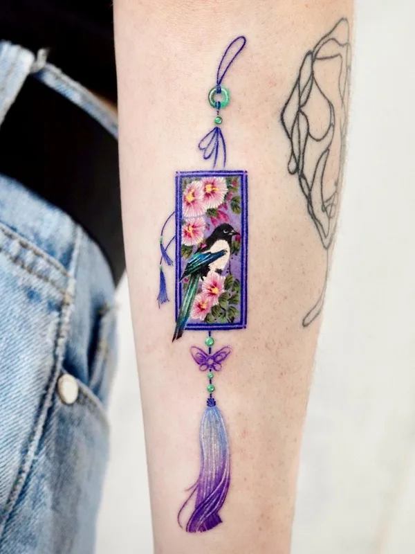 color illustrative 纹身 在 forearm #53416 | 纹身师 Daldam