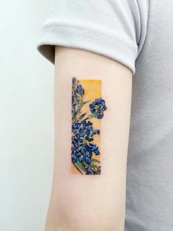 female color miniature tattoo on shoulder #53421 | Tattoo Artist Tilda Tattoo