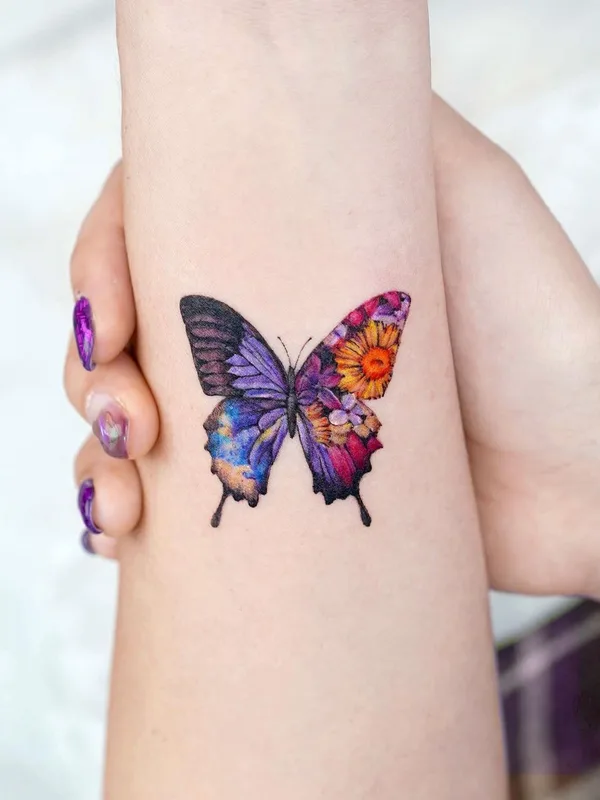 female color miniature tattoo on forearm #53430 | Tattoo Artist Tilda Tattoo