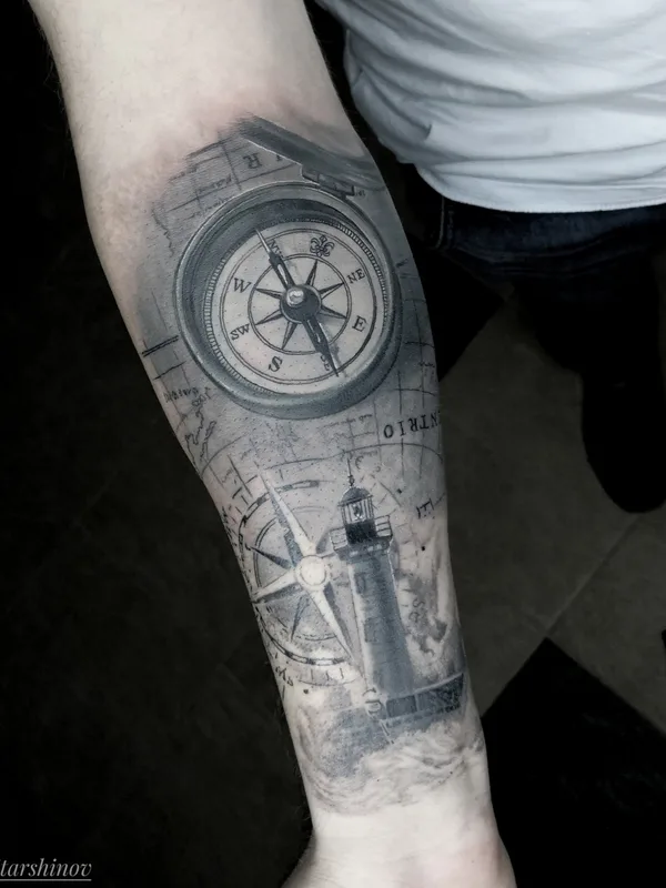 black and grey realism tattoo on forearm #64916 | Tattoo Artist Aleksandr Starshinov
