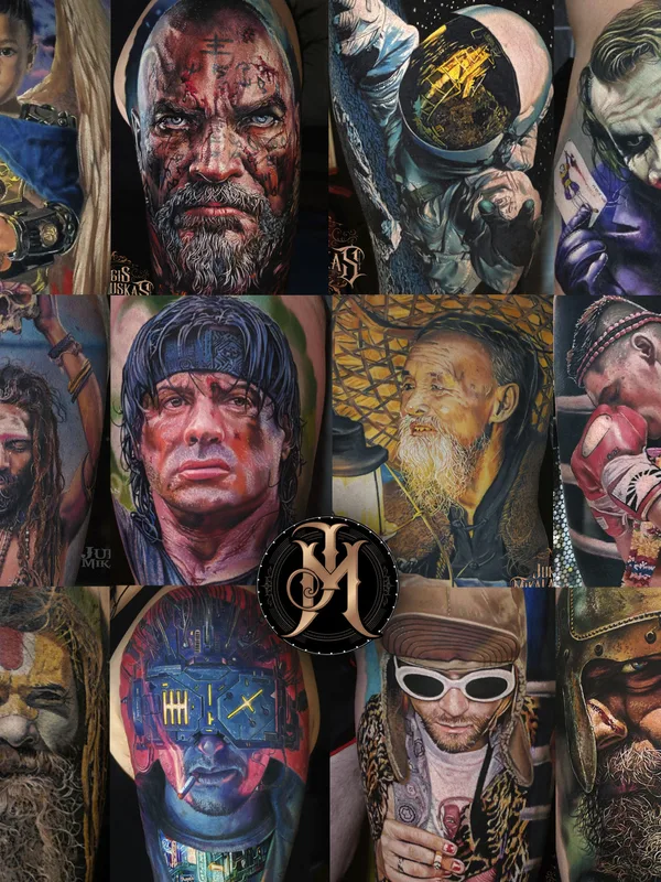 color realism татуировка на full sleeve #64976 | Тату мастер Jurgis Mikalauskas 