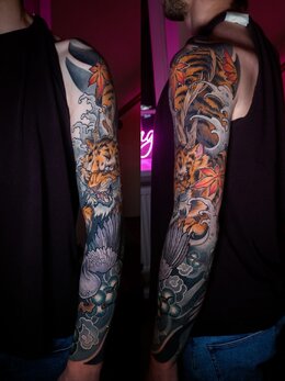Neotraditional tattoo