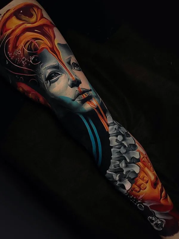 color realism 타투 부위 full sleeve #65096 | 타투이스트 Oksana Lukianenko