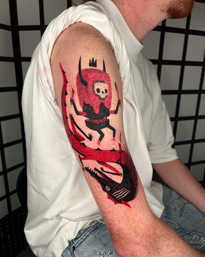 Funky Boy Tattoo