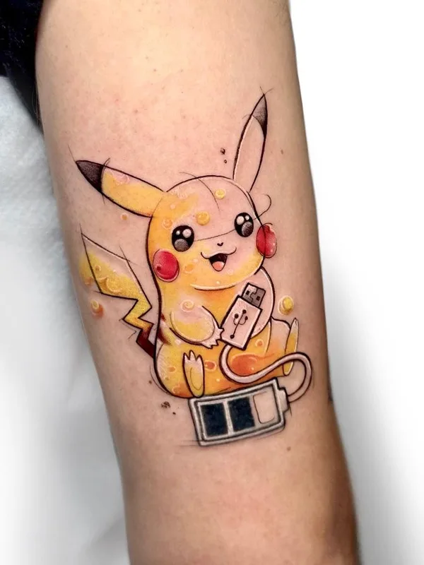 color cartoon 纹身 在 forearm #65290 | 纹身师 Sandra Rizos