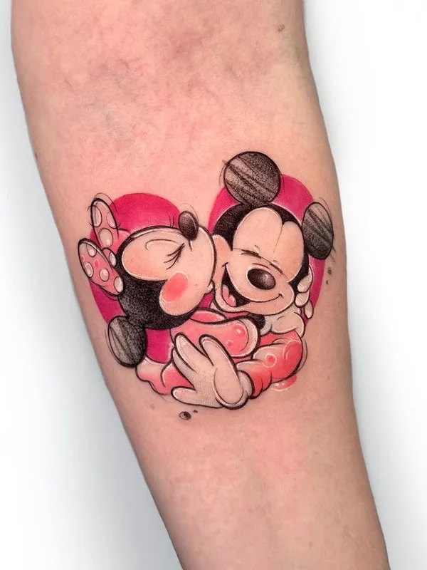 color cartoon 纹身 在 forearm #65297 | 纹身师 Sandra Rizos