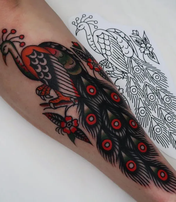 color traditional татуировка на forearm #65446 | Тату мастер Moira Ramone