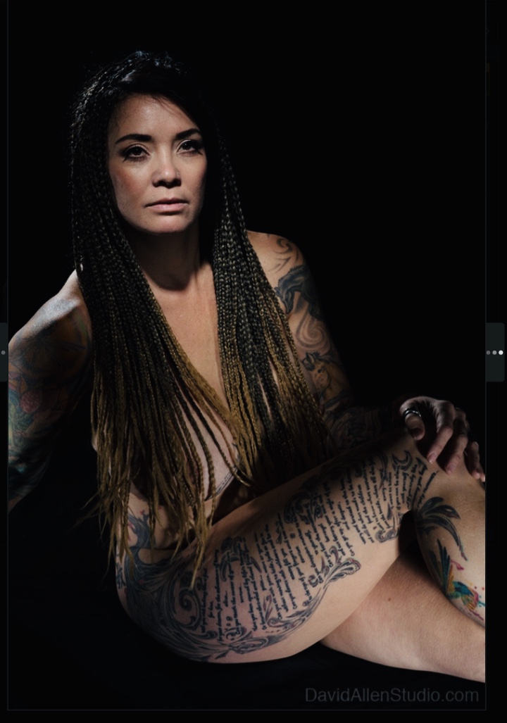 Tattoo model Layla Neuroth San Francisco, USA iNKPPL