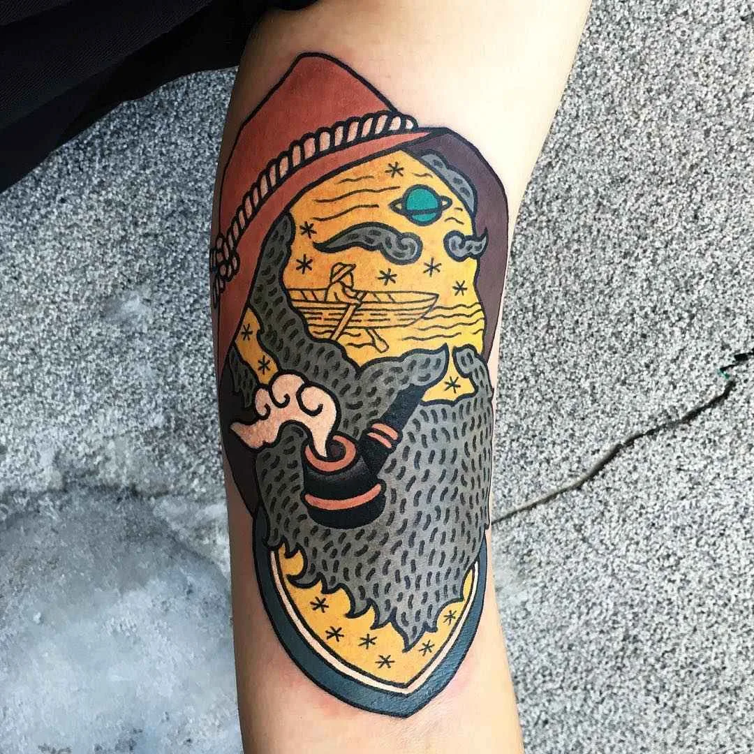 Tatuador Kimsany , autores tatuagem colorida oriental coreana | Coréia
