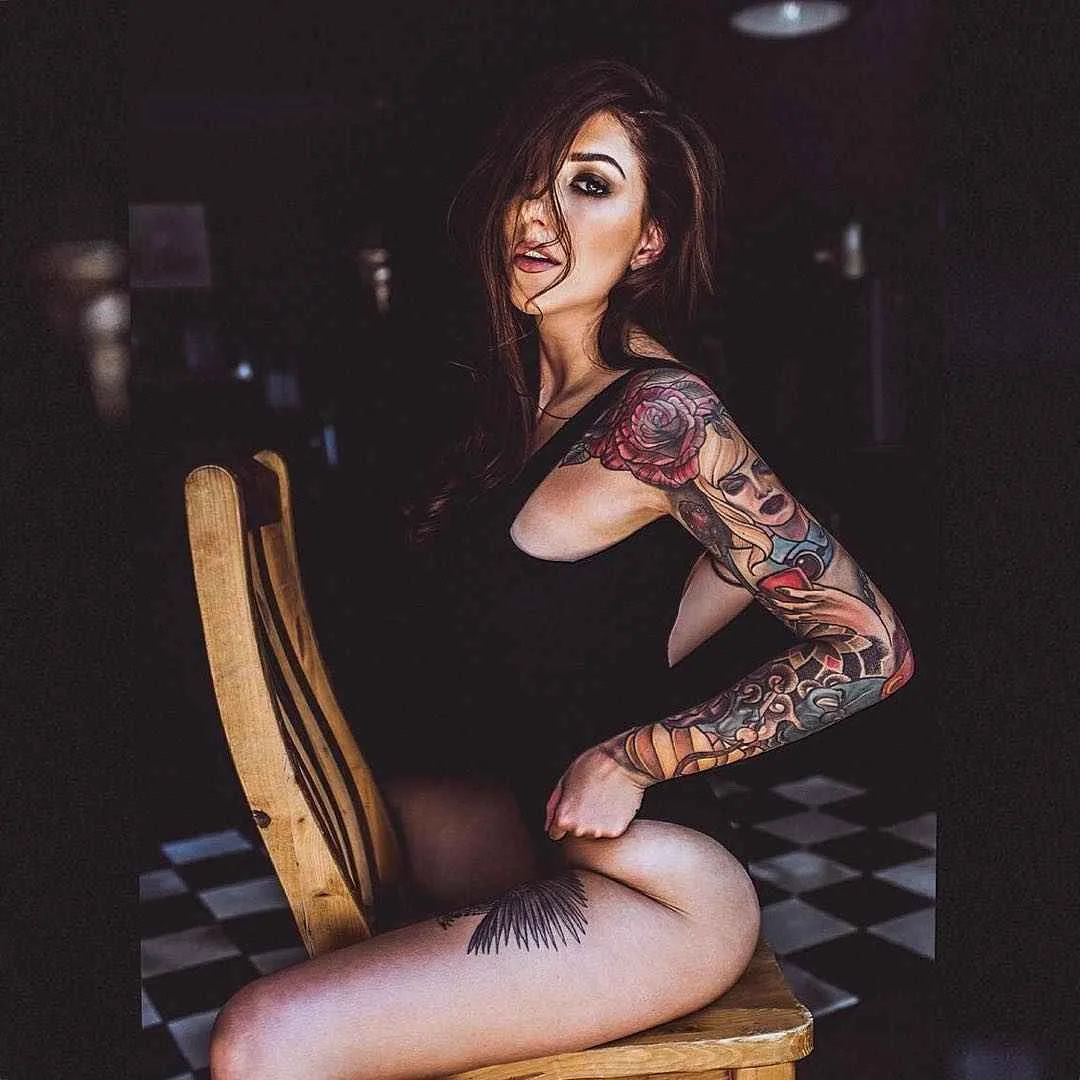 Tattoo model Candice Retell, alternative photo model, tattooed girl | Pert, Australia