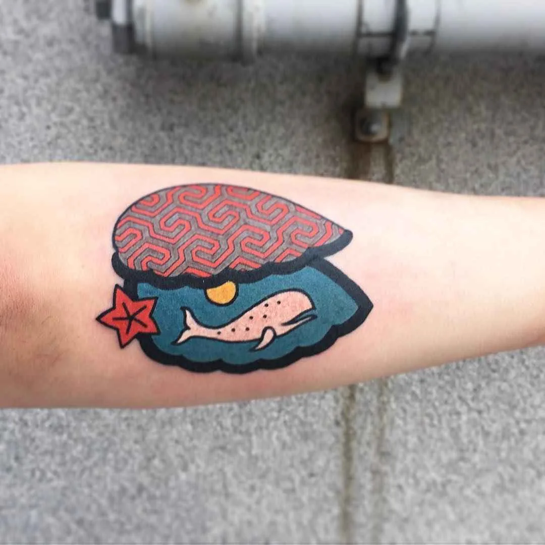 Tatuador Kimsany , autores tatuagem colorida oriental coreana | Coréia