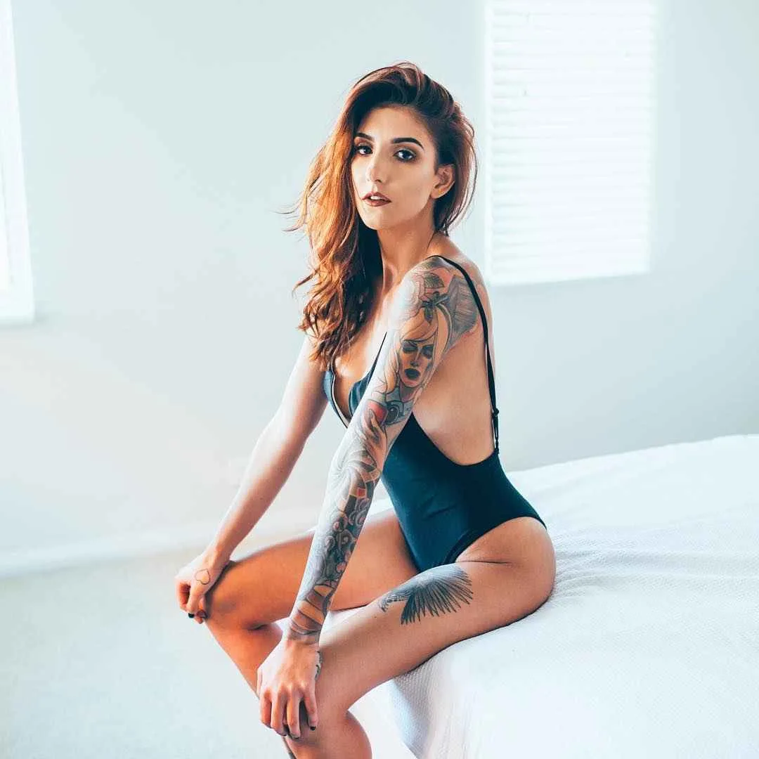 Tattoo model Candice Retell, alternative photo model, tattooed girl | Pert, Australia