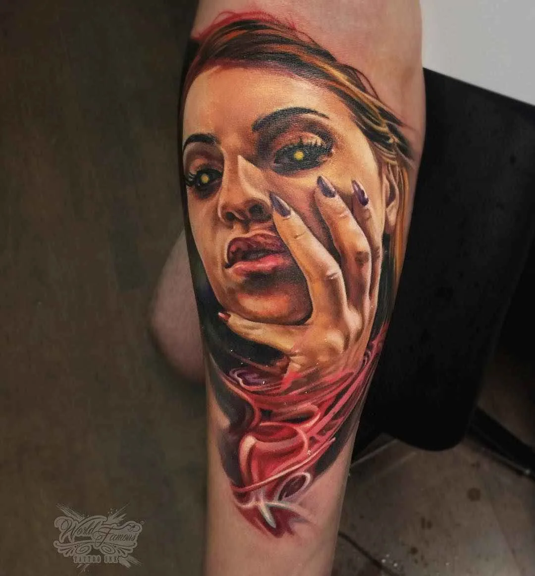 Tatuagem realista de Sergey Shanko | Rússia