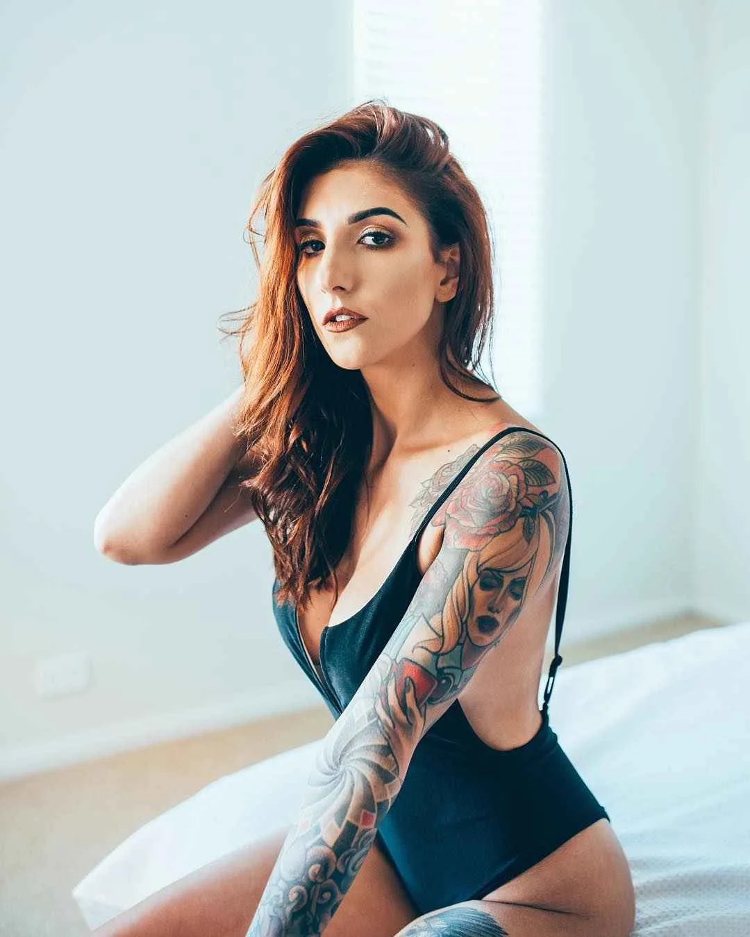 Tattoo model Candice Retell, alternative photo model, tattooed girl | Pert, Australia