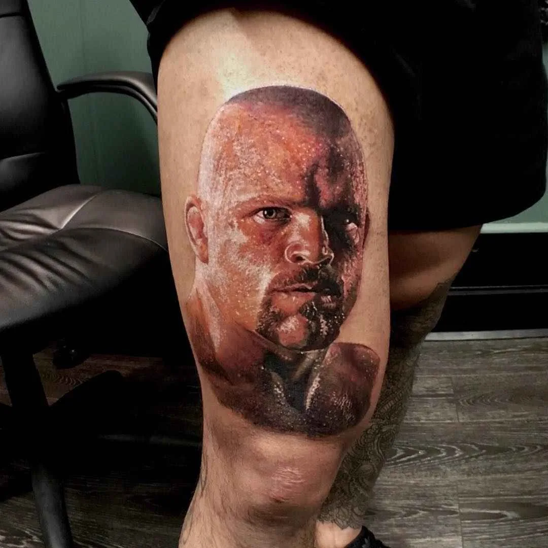 Tattoo artist Chris Nieves color and black and grey portrait realism | Australia