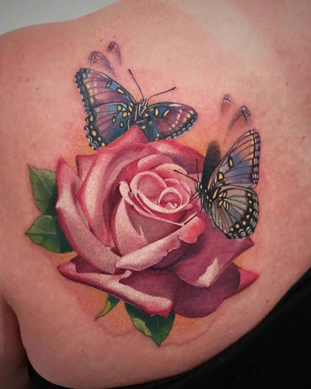 Tattoo artist Janice Bao Bao color authors style illustrative neo traditional tattoo for girls, flowers | Canada