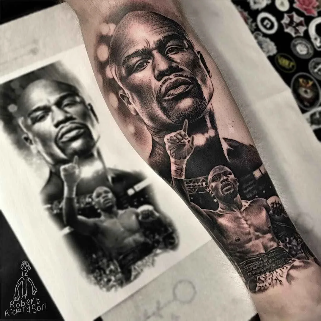 Tattoo artist Rob Richardson, black and grey realistic tattoo, blackwork, authors style | United Kingdom