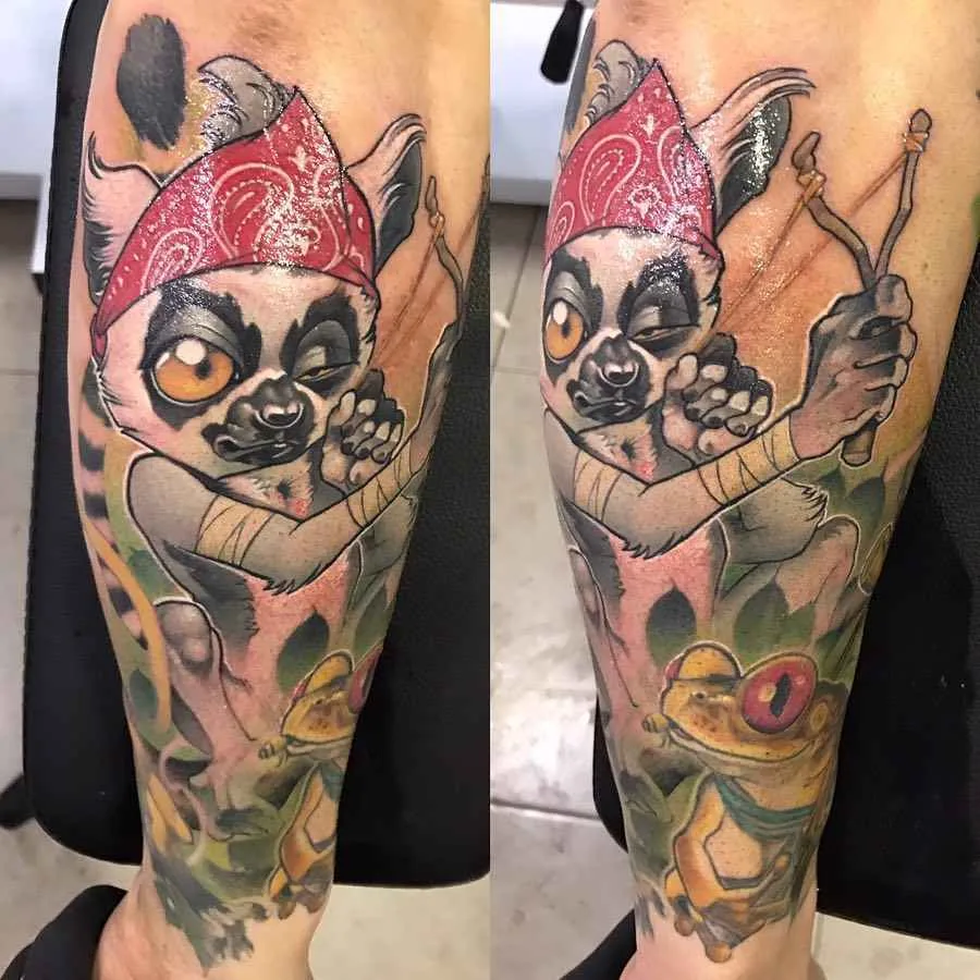 Tatuador Ben Banzai cria tatuagem de nova escola de cores | Espanha