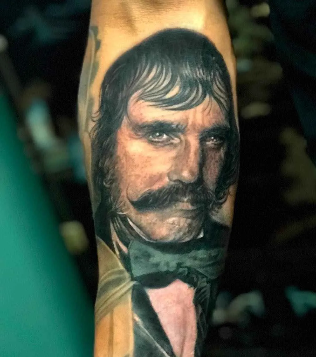 Tattoo artist Chris Nieves color and black and grey portrait realism | Australia