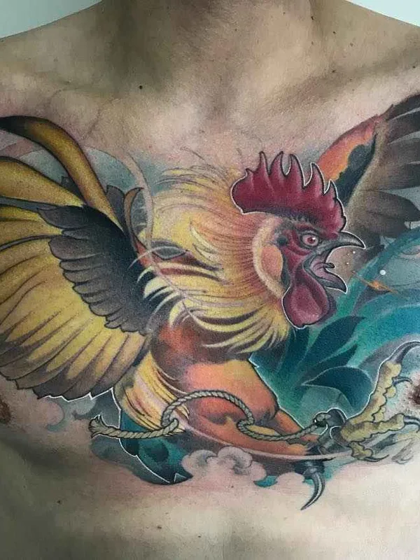 male color japanese tattoo on chest #18364 | Tattoo Artist Ben Banzai
