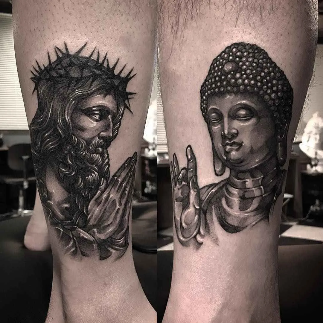 Tattoo artist Gara authors style blackwork tattoo | Korea