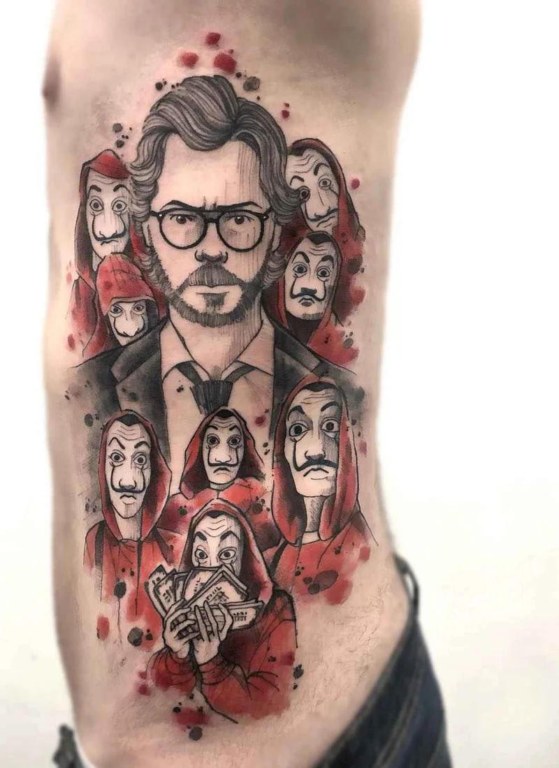 Artista di tatuaggi Felipe Mello