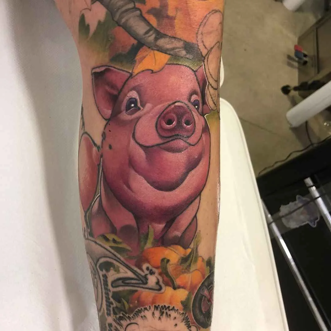 Tatuador Ben Banzai cria tatuagem de nova escola de cores | Espanha
