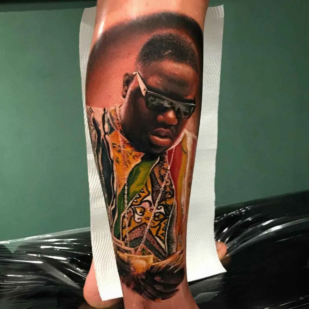 Tattoo artist Chris Nieves color and black and grey portrait realism | Australia
