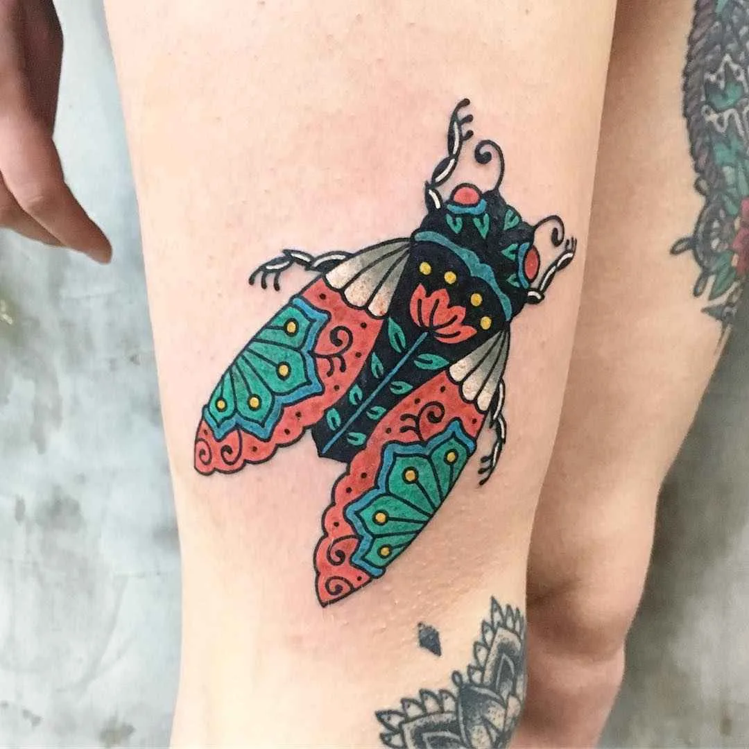 Tatuador Kimsany , autores tatuagem colorida oriental coreana | Coréia