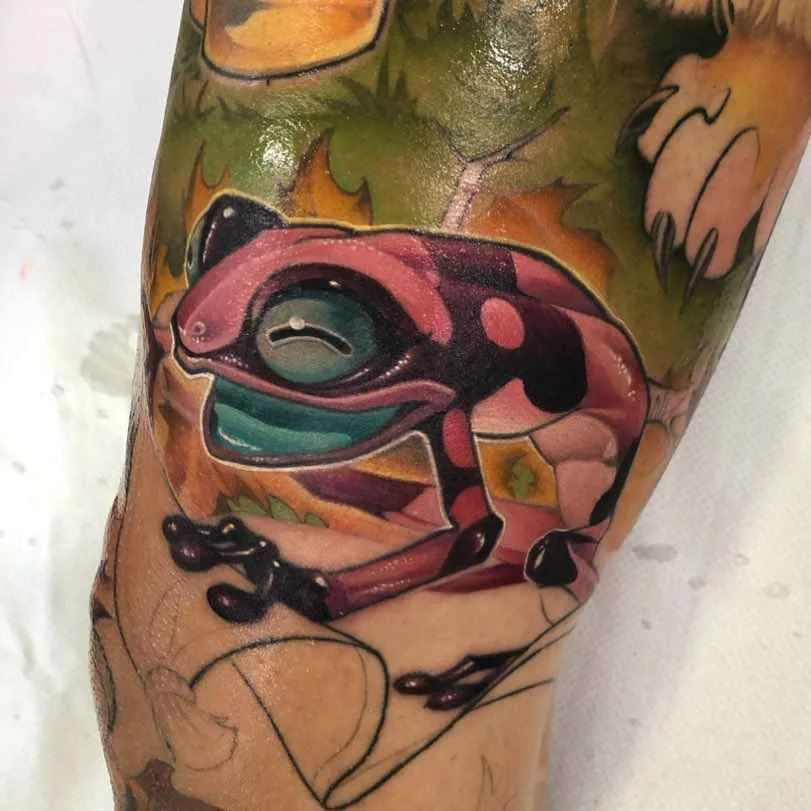 Tatuador Ben Banzai cria tatuagem de nova escola de cores | Espanha