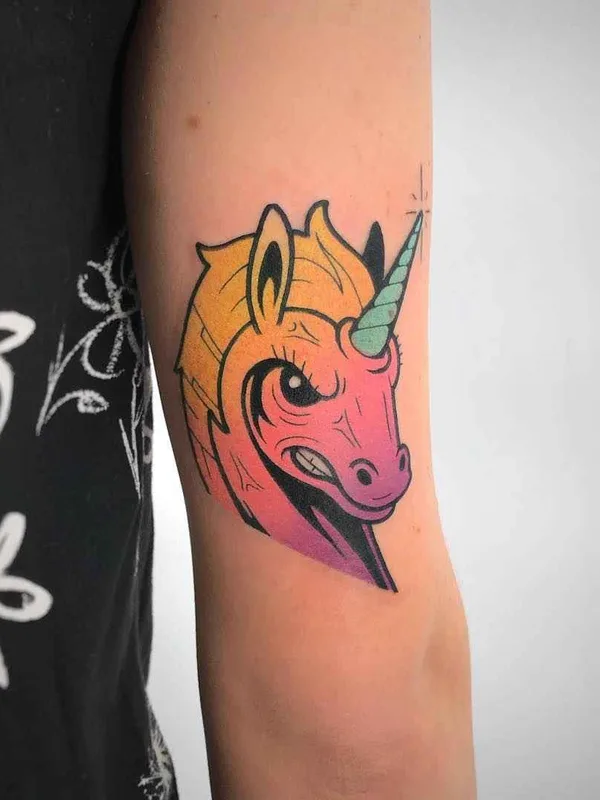 color new school Tatuagem em forearm #18249 | Tatuador Gennaro Varriale