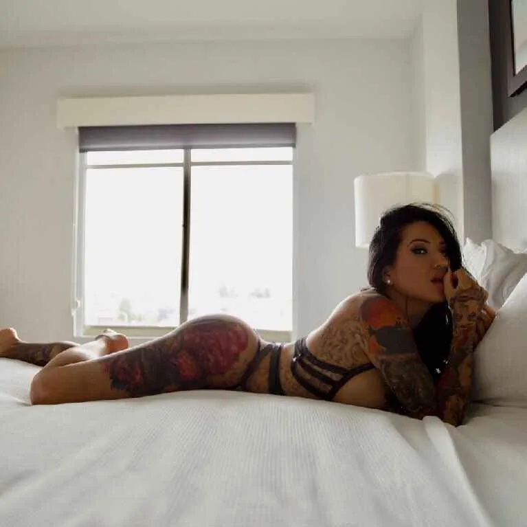 Tattoo model Yeonji Williams, alternative photo model, tattooed girl | USA