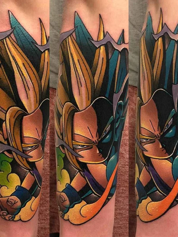 color anime Tatuaggio su forearm #18460 | Tatuatore Andy Walker