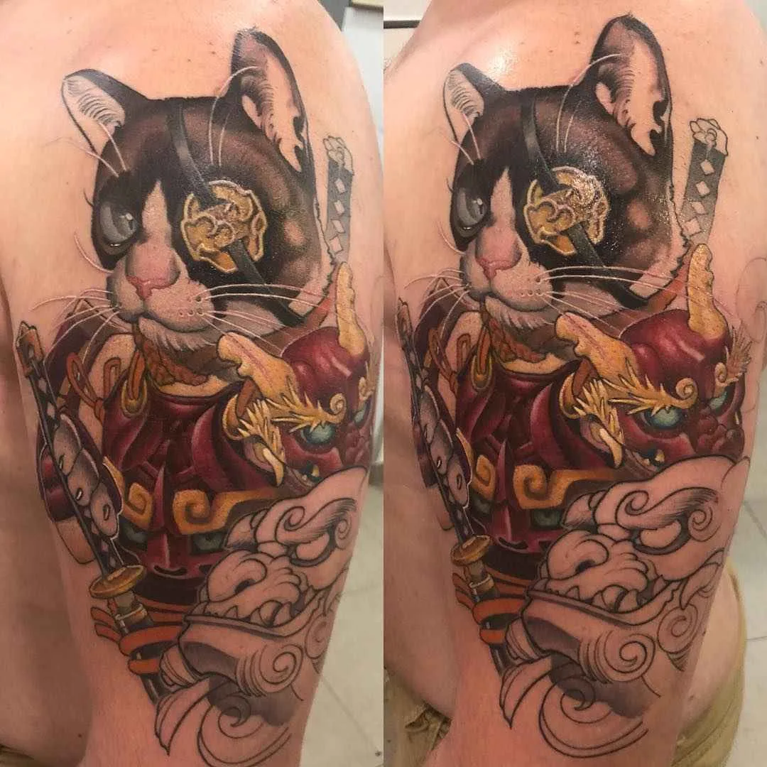Tatuador Ben Banzai cria tatuagem de nova escola de cores | Espanha