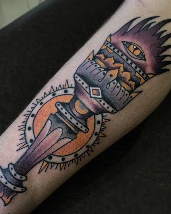 color traditional 纹身 在 forearm #29474 | 纹身师 Babaev Ivan