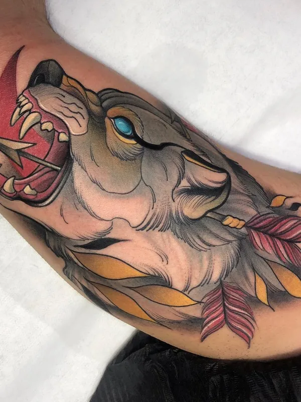 men color neotraditional Tatuagem em forearm #29545 | Tatuador Juan David Rendón
