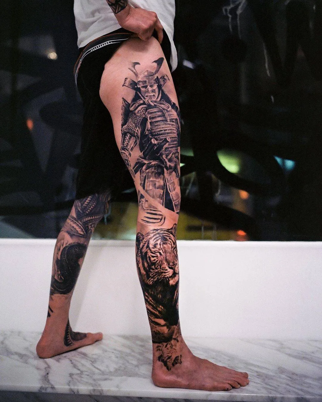 Artista de tattoos Anatole, tattoo realista preto e cinza, BANG BANG New York| Estados Unidos