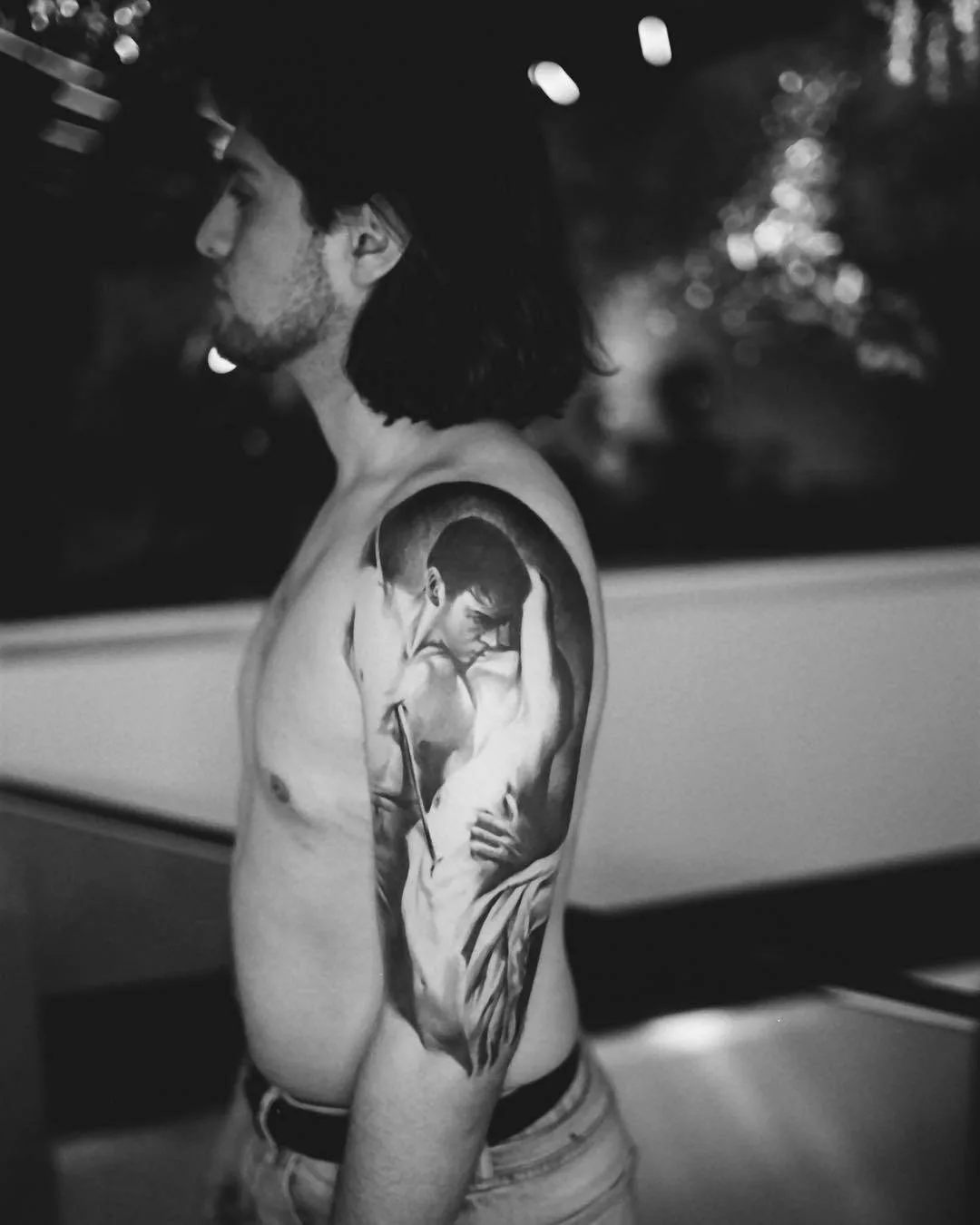Artista de tattoos Anatole, tattoo realista preto e cinza, BANG BANG New York| Estados Unidos