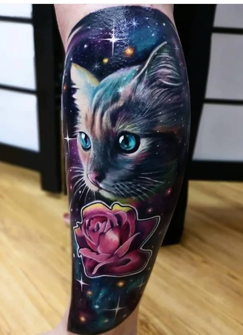 Combina&ccedil;&otilde;es de estilos em tatuagens pelo artista de tatuagem Vinni Mattos