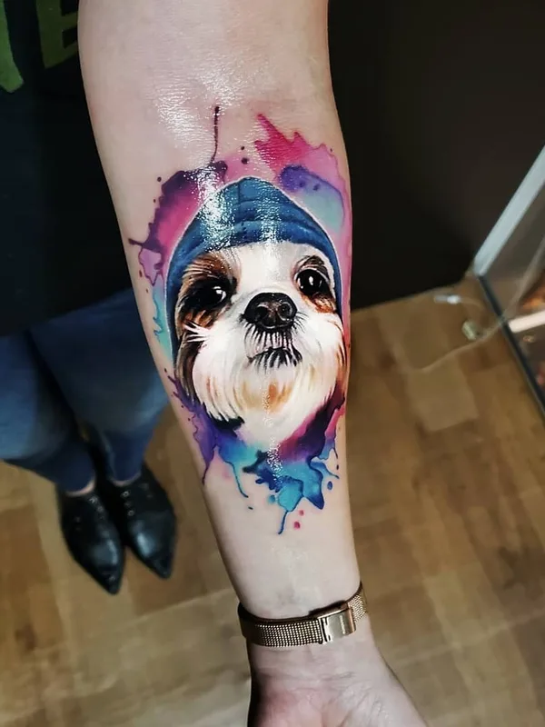 color watercolor Tatuagem em forearm #29660 | Tatuador Vinni Mattos